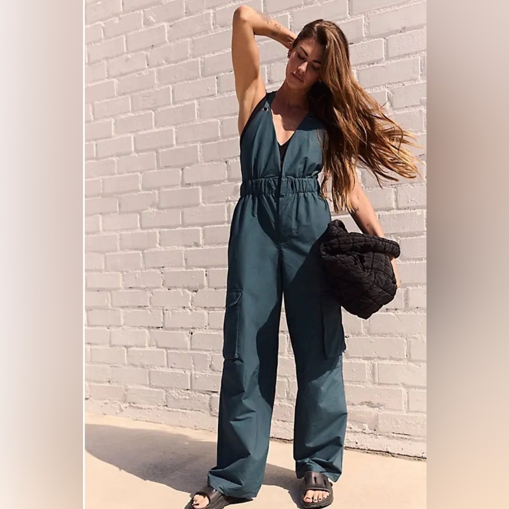 Free People! Offshore Onesie In Deep Water NWT! - Picture 4 of 5